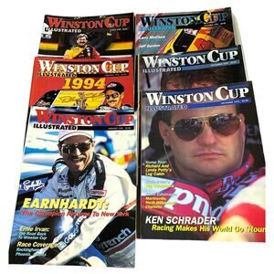 Winston Cup Illustrated NASCAR Magazine Lot (6) 1995 Earnhardt Jarrett Gordon